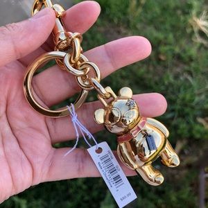 NWT! 3D BEAR BAG CHARM (COACH F87166)